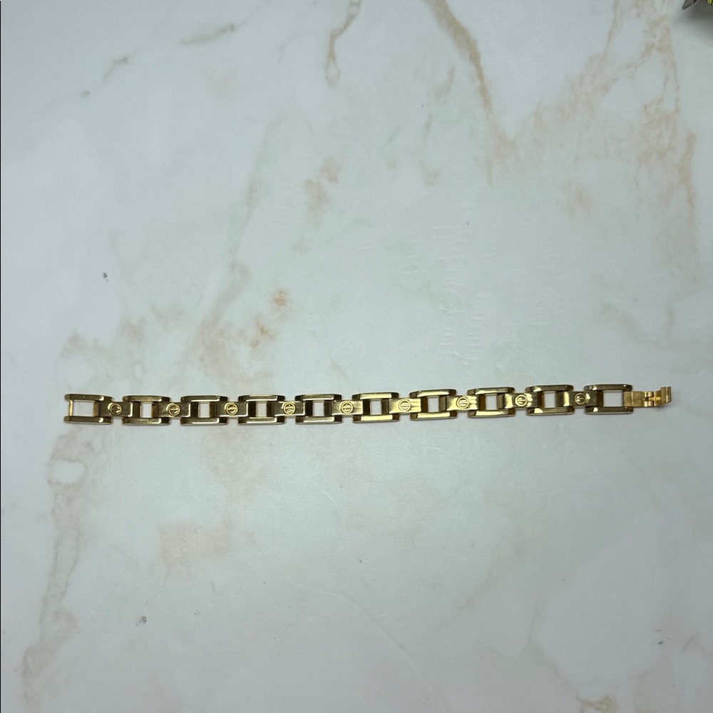 Gold-Tone Link Bracelet